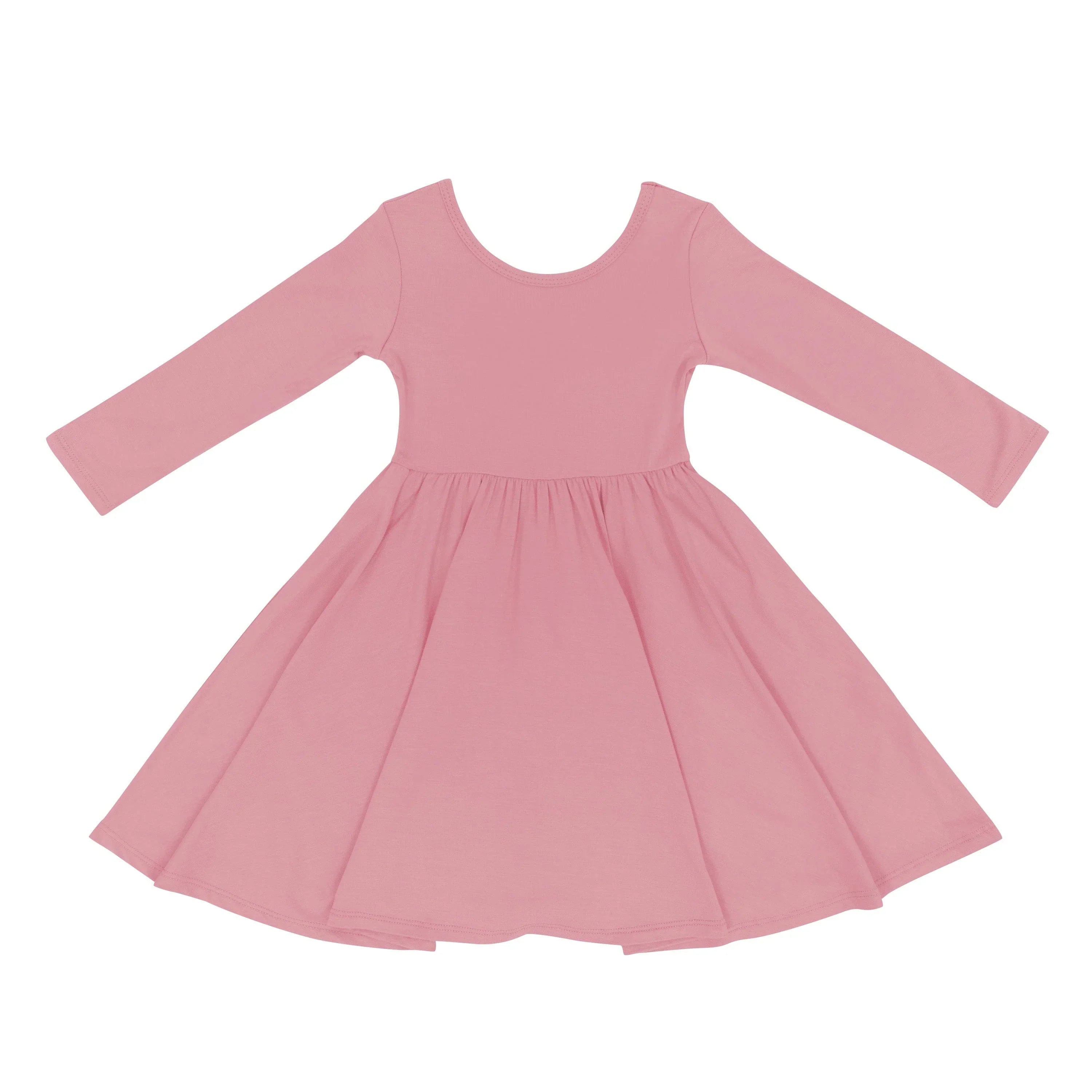 Long Sleeve Twirl Dress in Apple Blossom Secondary image