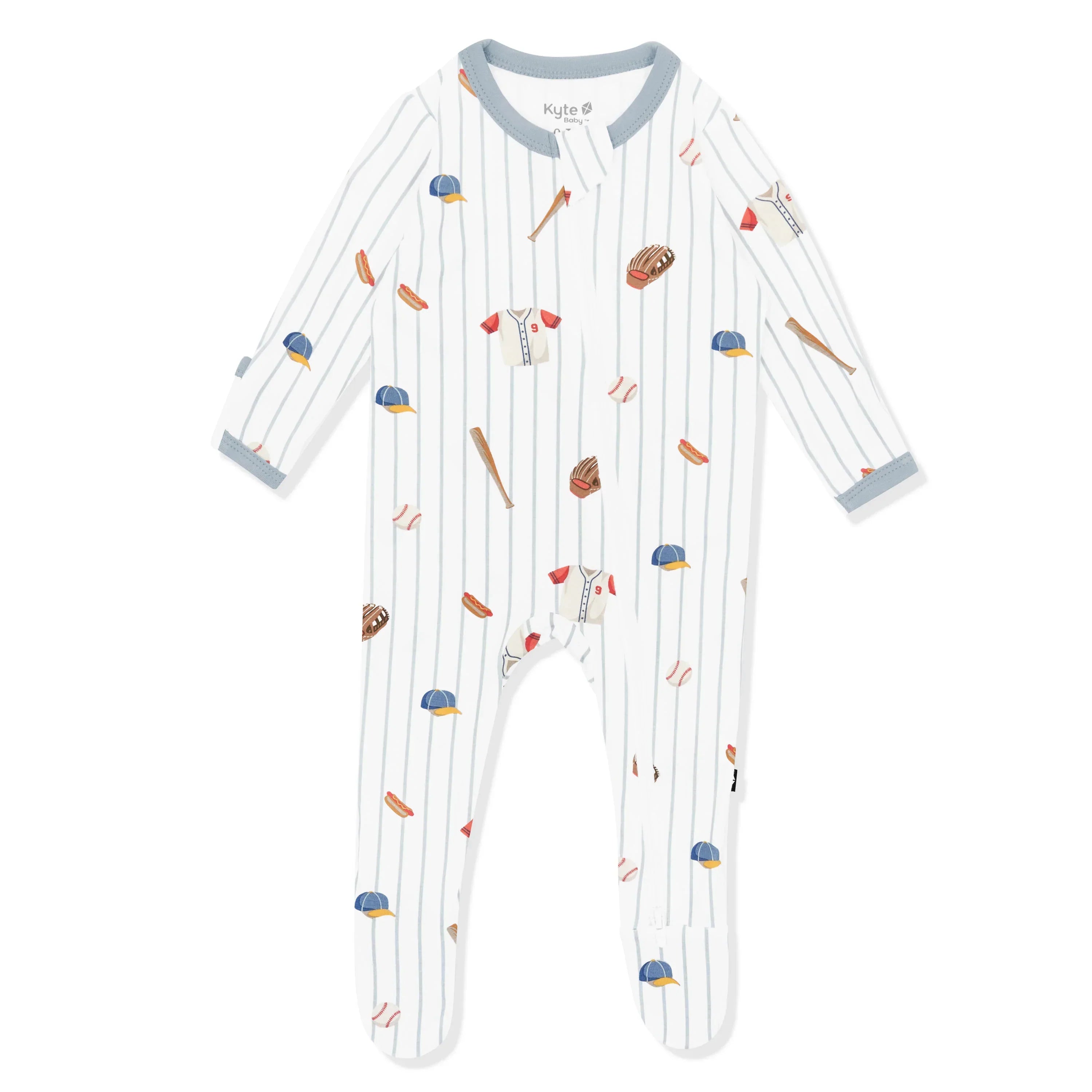 Zippered Footie in Home Run Secondary image