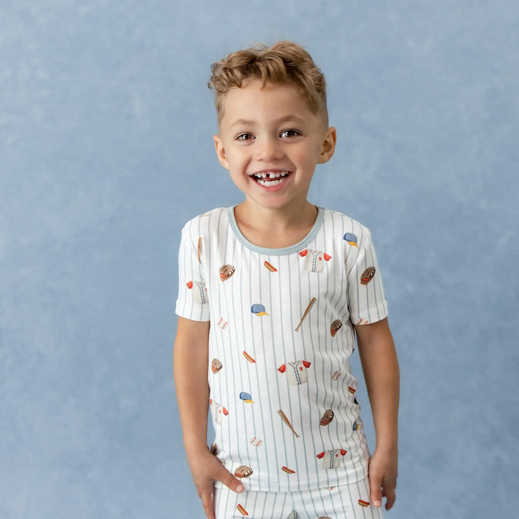 Short Sleeve Pajamas in Home Run