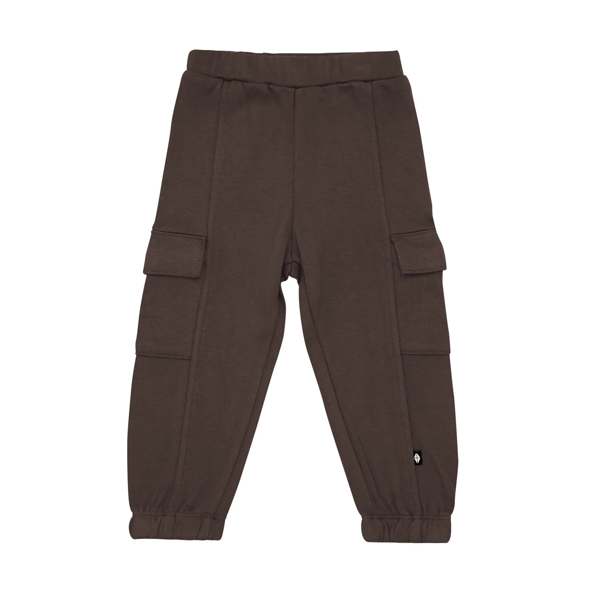 Fleece Cargo Pants in Espresso Secondary image