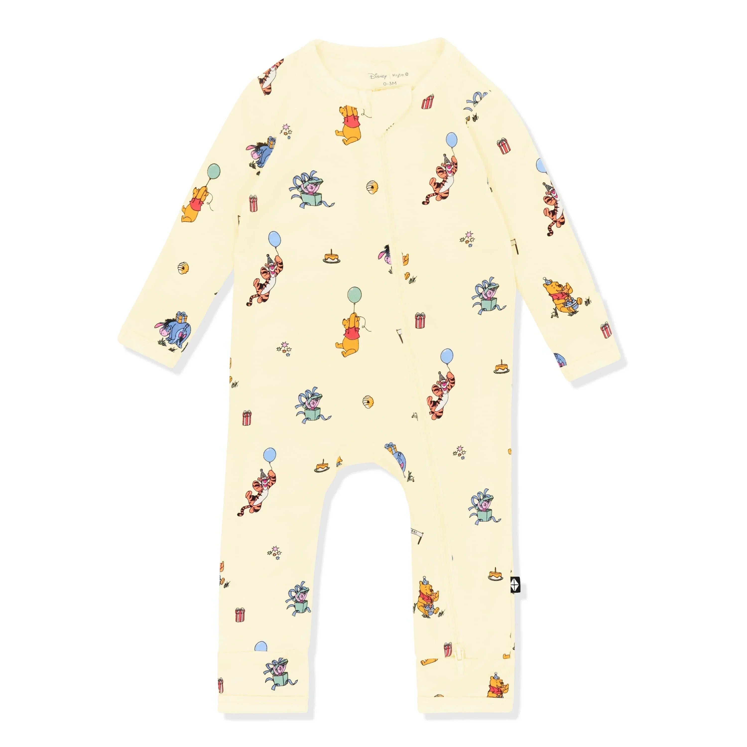 Zippered Romper in Winnie the Pooh Celebration Secondary image