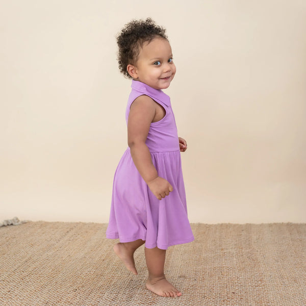 Polo Bodysuit Dress in Poi