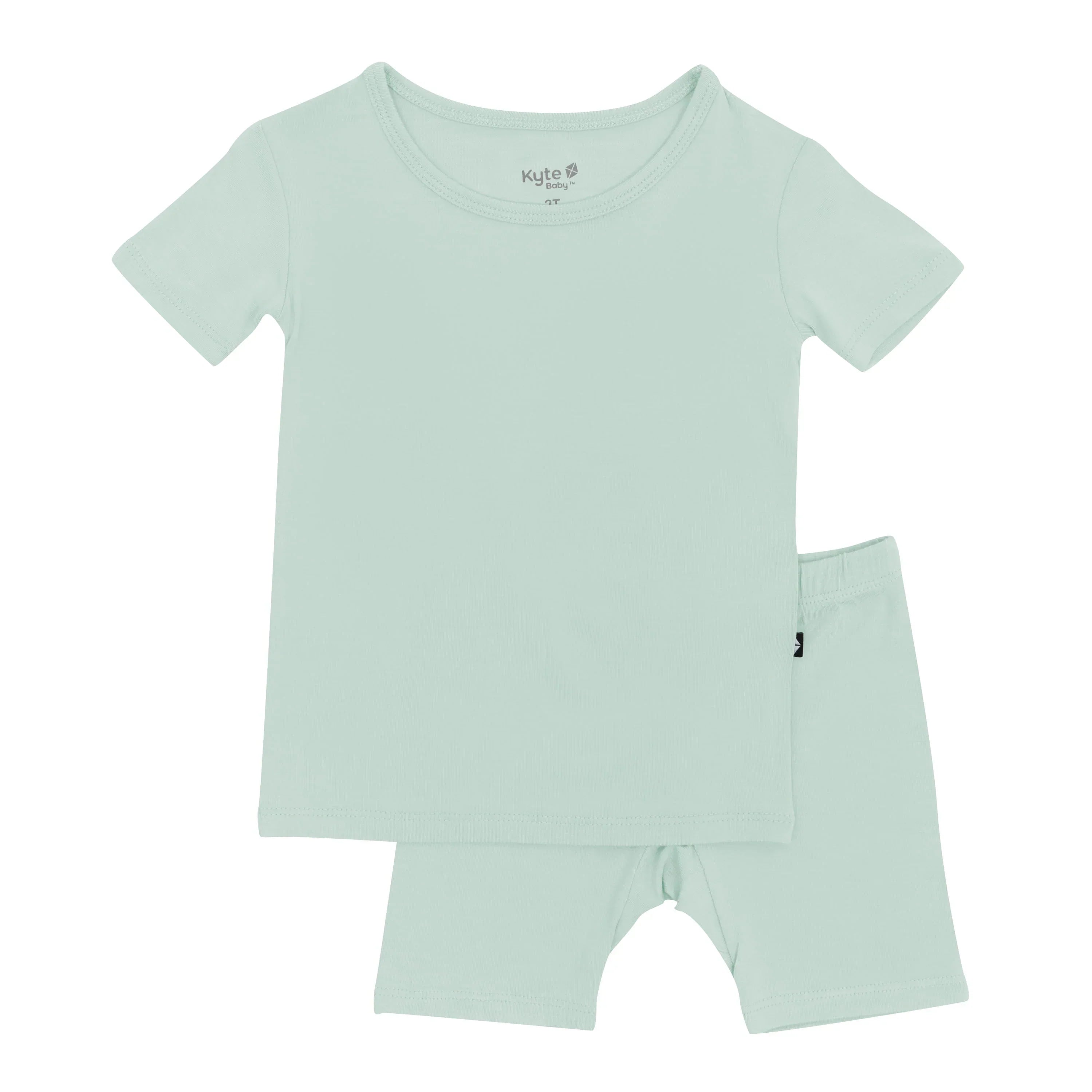 Short Sleeve Pajamas in Sage Secondary image