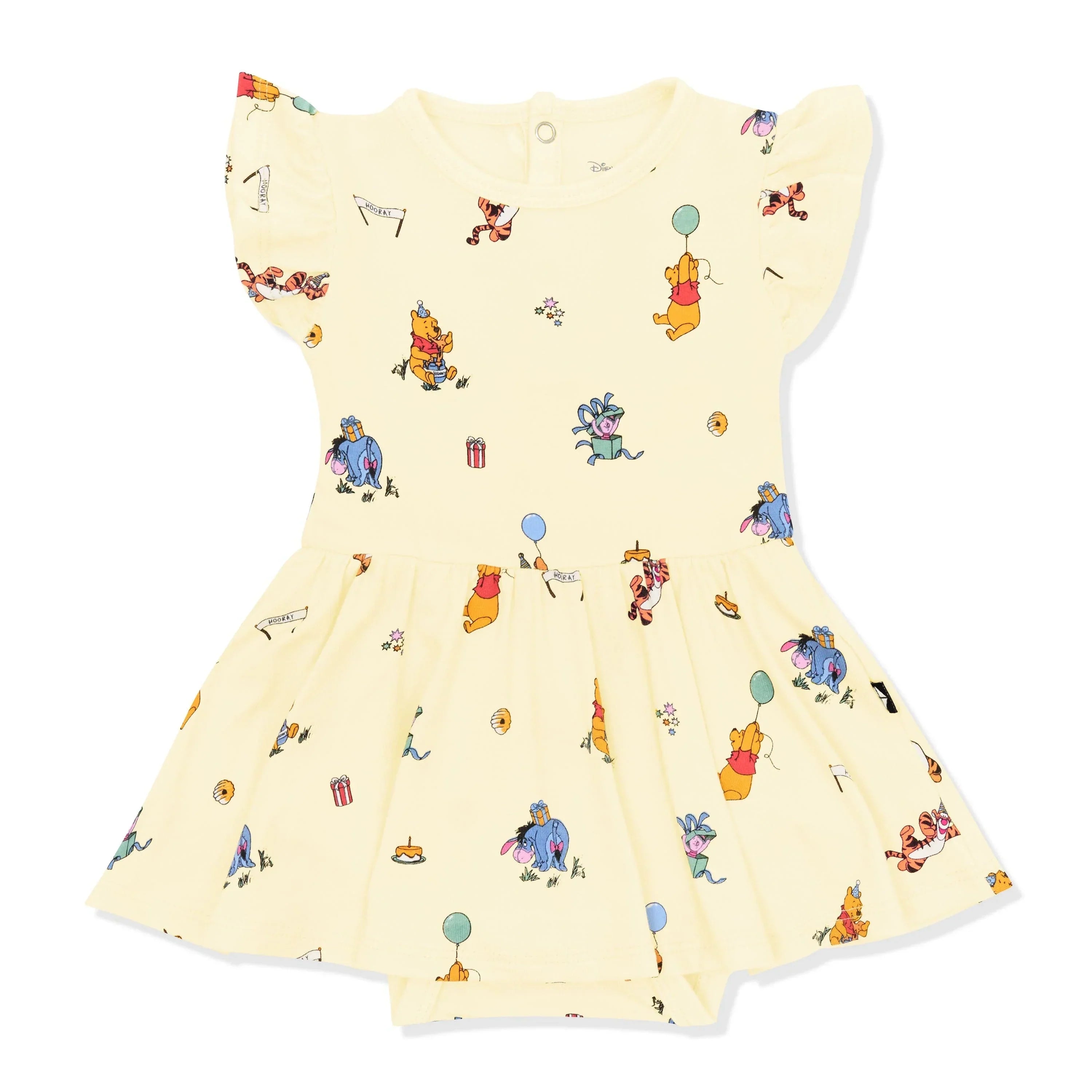Twirl Bodysuit Dress in Winnie the Pooh Celebration Secondary image