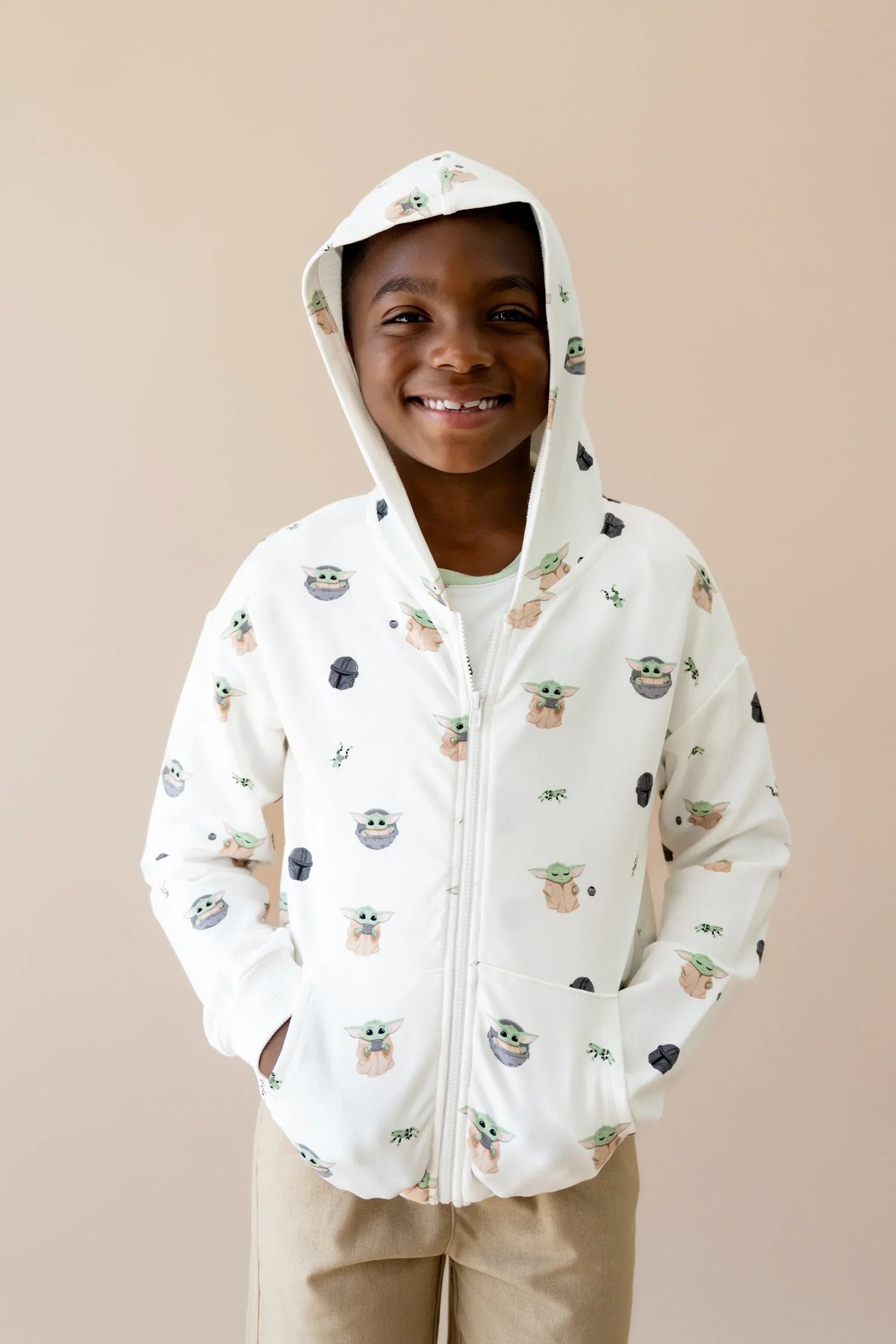 Zip-Up Hoodie in Grogu™ Main image