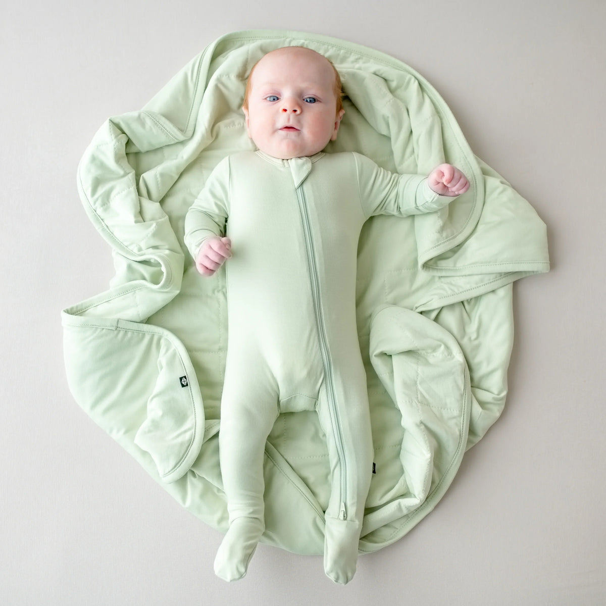Baby Blanket in Basil 1.0 Main image