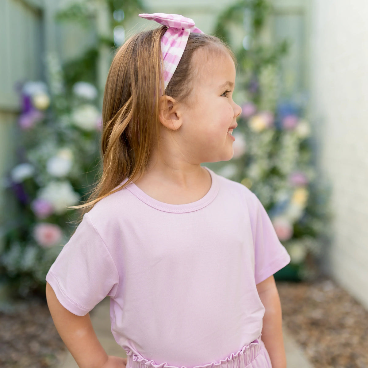 Toddler Basic Tee in Thistle Main image