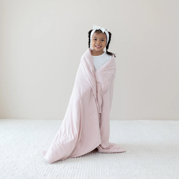 Youth Blanket in Blush 2.5