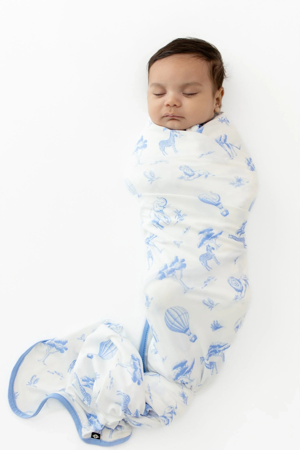 Swaddle Blanket in Toile Safari Main image
