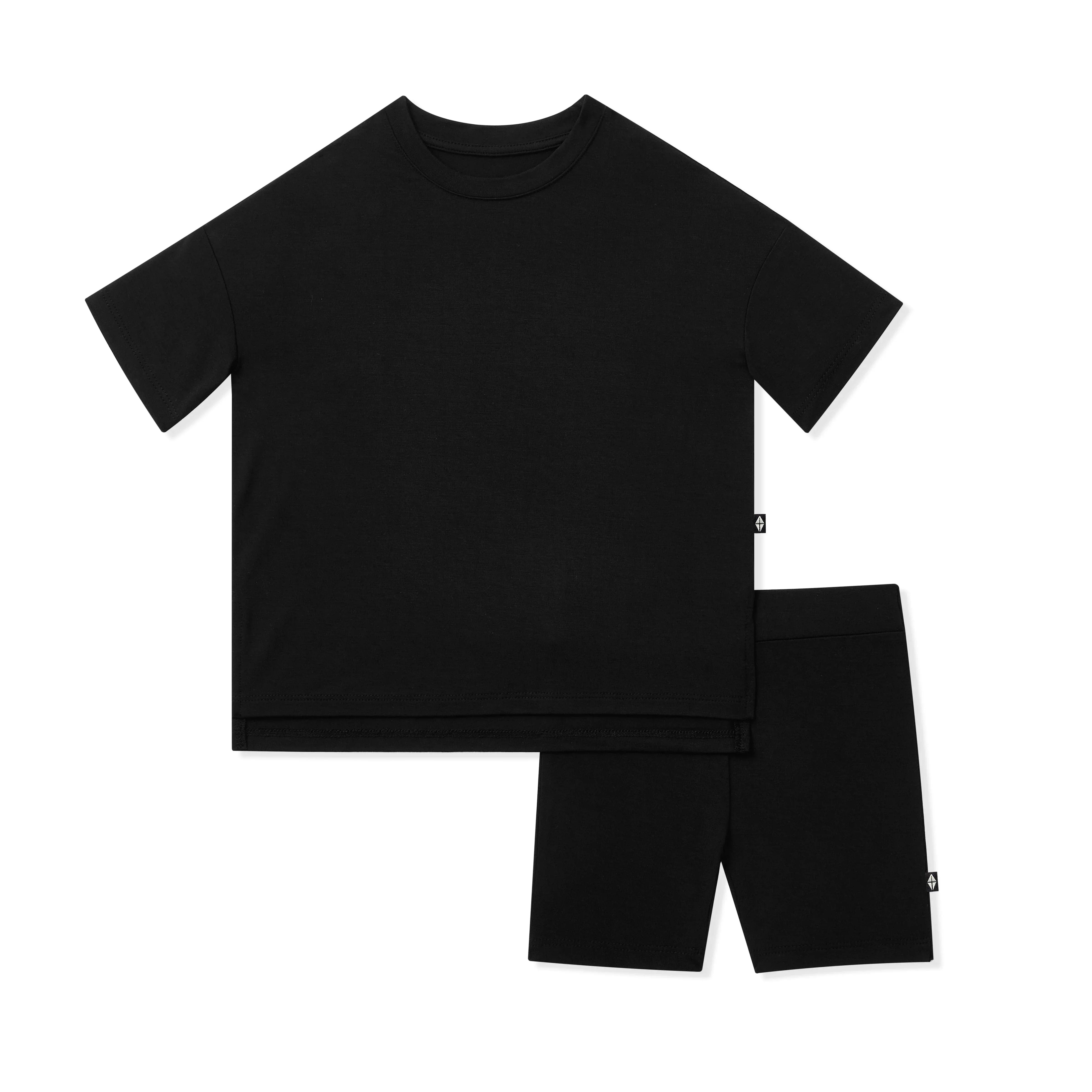 Toddler Biker Short Set in Midnight Secondary image